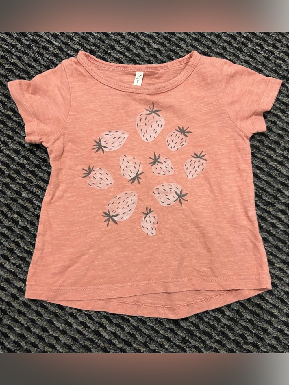 Rylee + Cru Peach Strawberry Tee